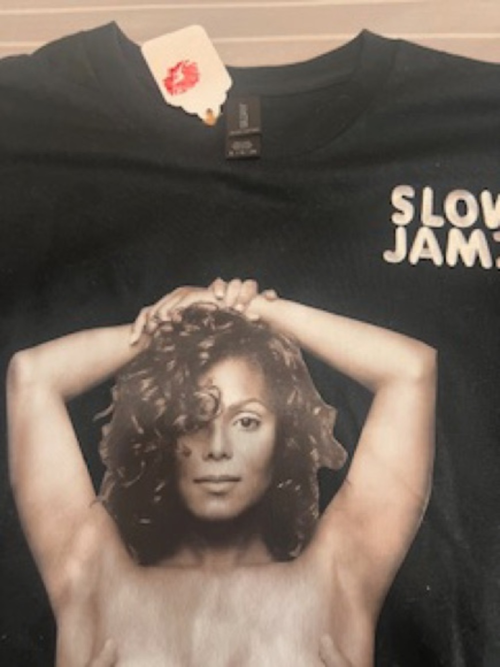 Janet Jackson infamous cover photo tee remix by Slow Jamz